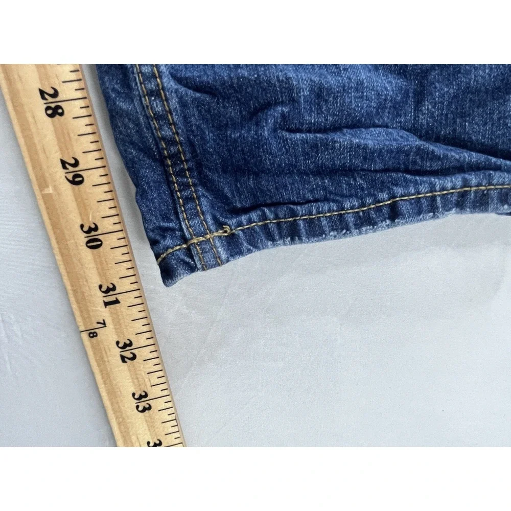 AEROPOSTALE Bowery Slim Straight‎ Denim Jeans Mens Size 36x30 Distressed